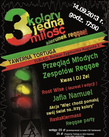 Elbląg, Trójkolorowa sobota z reggae