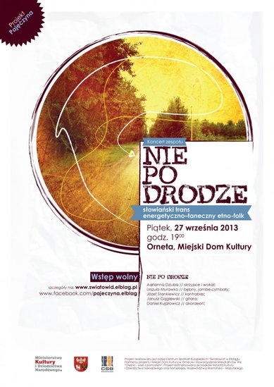 Energetyczny etno- folk – koncert Nie Po Drodze w Ornecie Energetyczny etno- folk – koncert Nie Po Drodze w Ornecie