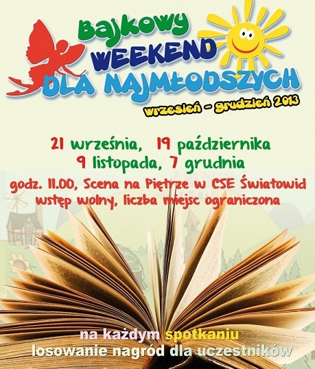 W najbliższą sobotę spotkanie z bajką W najbliższą sobotę spotkanie z bajką