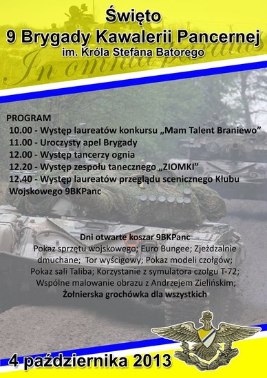 Elbląg, Kawalerzyści zapraszają na swoje święto Elbląg, Kawalerzyści zapraszają na swoje święto