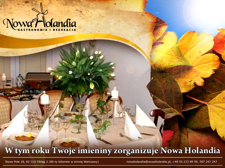 W tym roku Twoje imieniny zorganizuje Nowa Holandia W tym roku Twoje imieniny zorganizuje Nowa Holandia