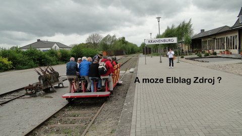 Elbląg, A do Suchacza pojedźmy drezyną...