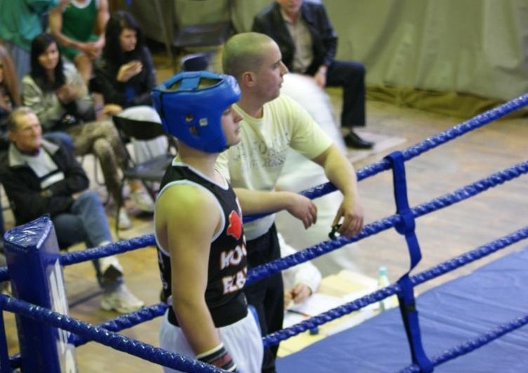 Elbląg, Na zdjęciu Rafał Staszewski z trenerem, Elbląg, Na zdjęciu Rafał Staszewski z trenerem,