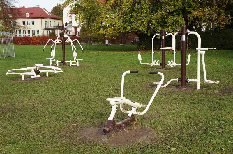 Elbląg, W zdrowym ciele zdrowy duch, a do tego świeże powietrze - park rekreacyjny dla osób starszych oraz siłownia na świeżym powietrzu są już dostępne