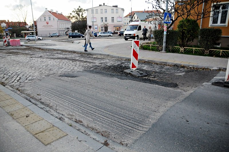 Elbląg, Kocie łby na Słonecznej Elbląg, Kocie łby na Słonecznej