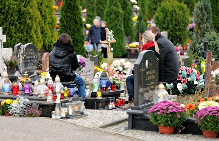 Elbląg, Uroczystości na cmentarzach Elbląg, Uroczystości na cmentarzach