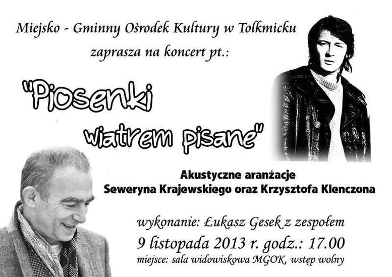 Elbląg, Piosenki Wiatrem Pisane w Tolkmicku Elbląg, Piosenki Wiatrem Pisane w Tolkmicku
