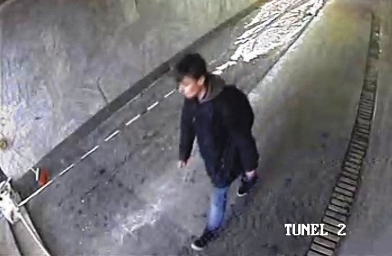 Elbląg, kadr z kamery monitoringu dworca PKP w Elblągu, Elbląg, kadr z kamery monitoringu dworca PKP w Elblągu,