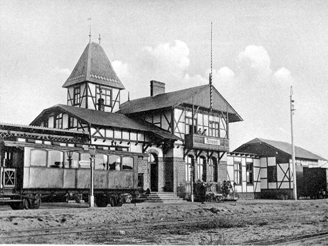Elbląg, Dworzec kolejowy w Tolkmicku