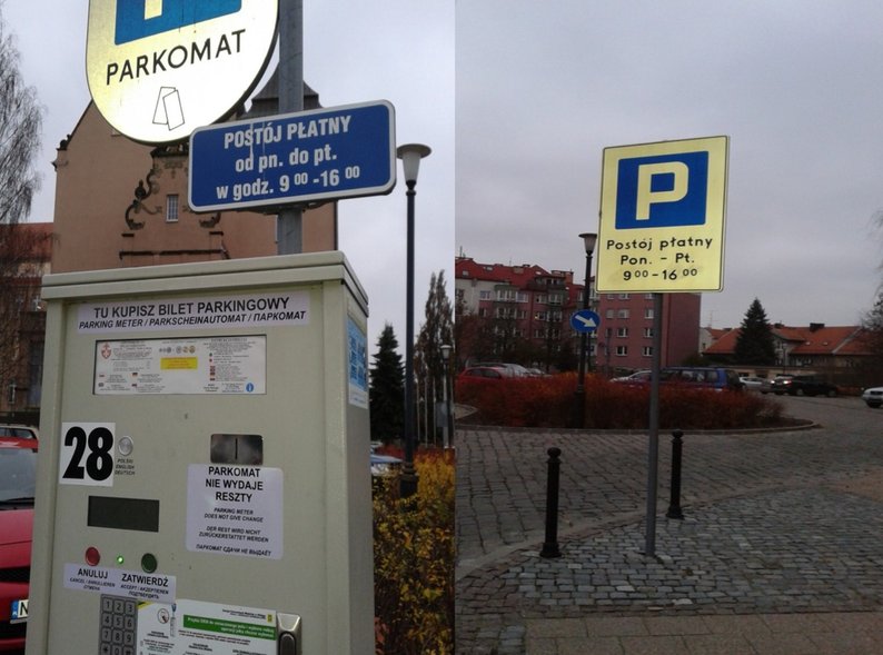 Elbląg, Płatne parkowanie przed UM Elbląg, Płatne parkowanie przed UM