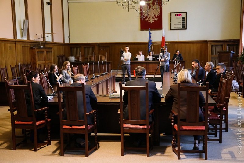 Elbląg, Spotkanie prezydenta z Młodzieżową Radą Miasta Elbląg, Spotkanie prezydenta z Młodzieżową Radą Miasta