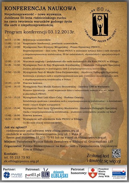 Elbląg, Niepełnosprawność - nowe wyzwania Elbląg, Niepełnosprawność - nowe wyzwania