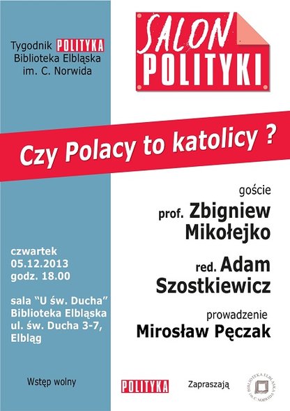 Elbląg, Czy Polacy to katolicy? Elbląg, Czy Polacy to katolicy?