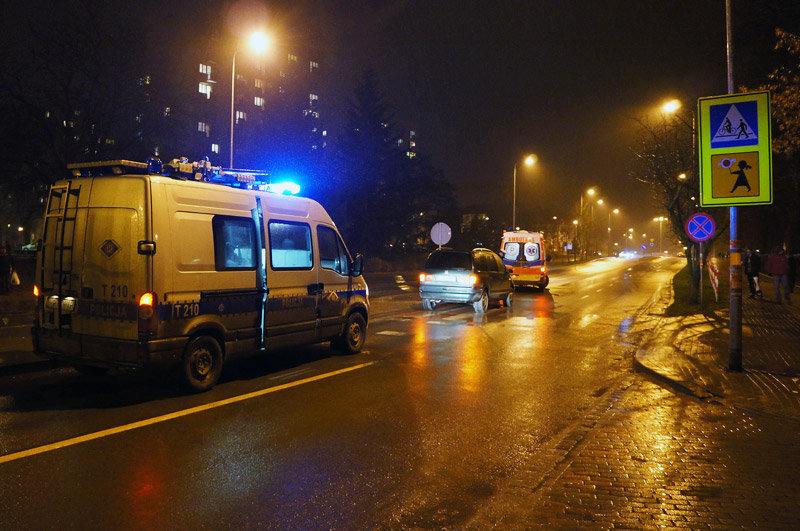 Elbląg, Nowowiejska: potrącenie na przejściu