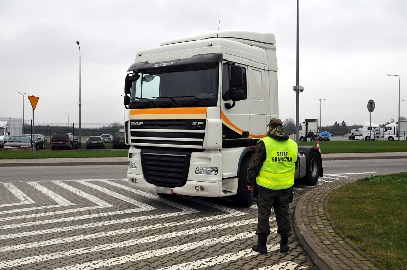 Elbląg, DAF zatrzymany na granicy Elbląg, DAF zatrzymany na granicy