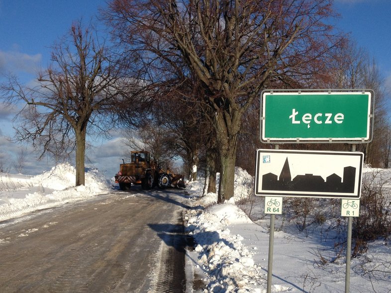 Elbląg, Droga do Łęcza przejezdna