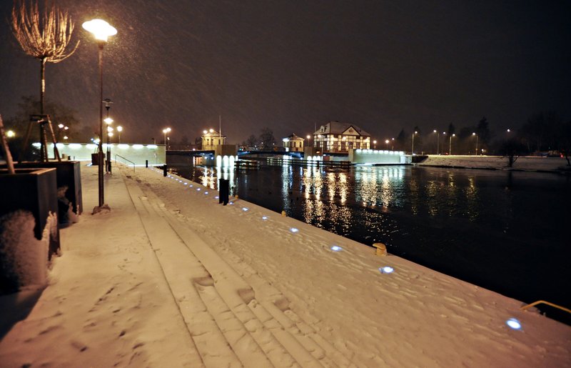 Elbląg, Woda opada, ale wiatr znowu rośnie w siłę