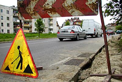 Elbląg, Remont skrzyżowania Elbląg, Remont skrzyżowania