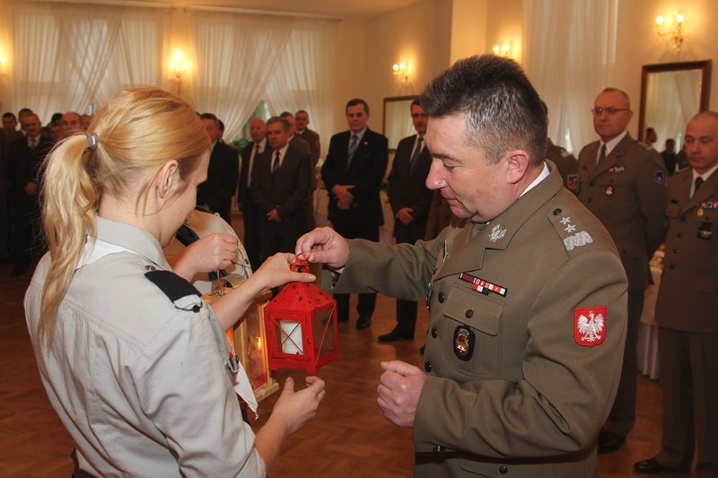 Elbląg, Spotkanie opłatkowe w Dowództwie 16 PDZ Elbląg, Spotkanie opłatkowe w Dowództwie 16 PDZ