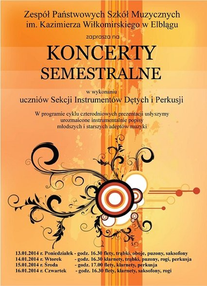 Elbląg, ZPSM zaprasza na koncerty Elbląg, ZPSM zaprasza na koncerty