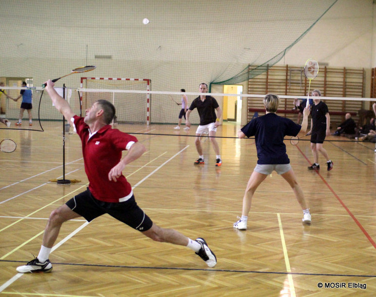 Elbląg, Rekreacyjną atrakcją badminton