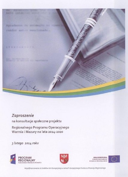 Elbląg, Konsultacje społeczne RPO WiM 2014-2020 w Elblągu