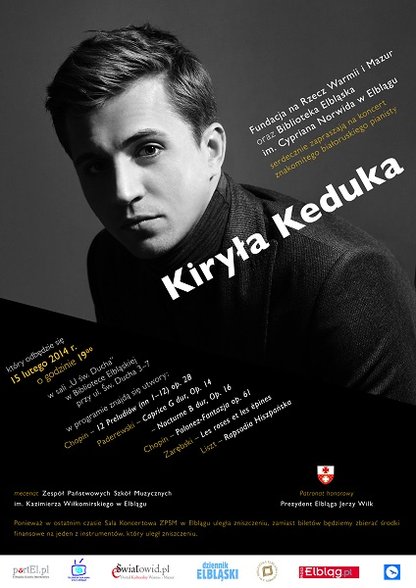 Elbląg, Białoruski pianista z koncertem w Elblągu Elbląg, Białoruski pianista z koncertem w Elblągu