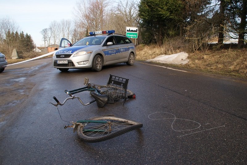 Elbląg, Śmierć na drodze