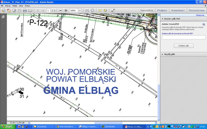 Elbląg, Elbląg w pomorskim? Tak, ale tylko na nieaktualnej mapie projektu