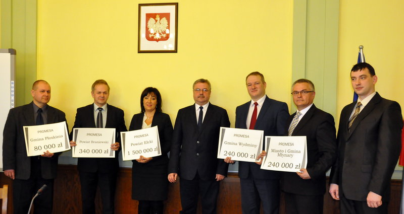 Elbląg, Promesy wręczone Elbląg, Promesy wręczone