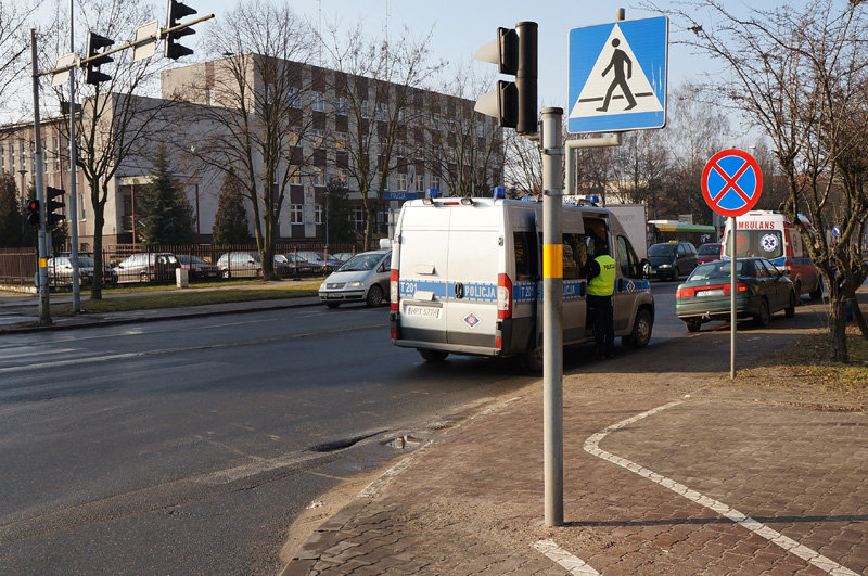 Elbląg, Tysiąclecia: potrącenie na przejściu