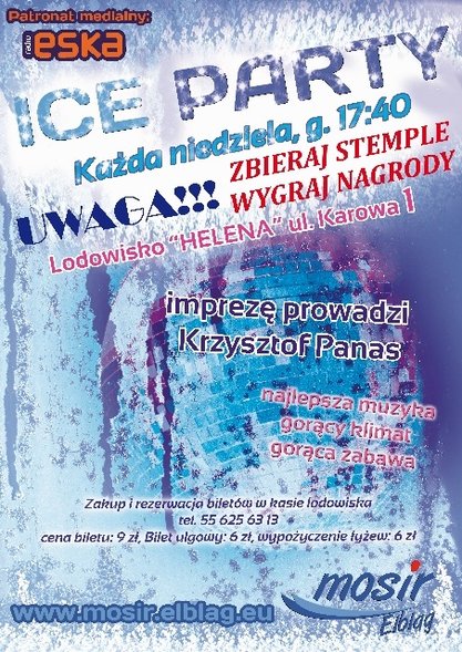 Elbląg, Zakończenie Ice Party z konkursami i nagrodami Elbląg, Zakończenie Ice Party z konkursami i nagrodami
