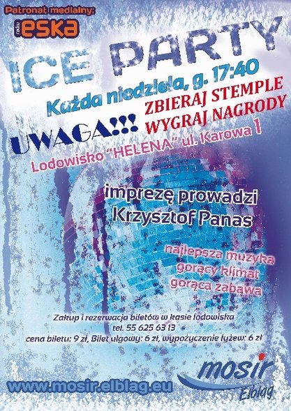 Elbląg, Zakończenie Ice Party z konkursami i nagrodami