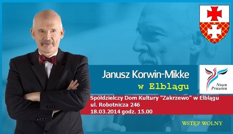 Elbląg, Korwin-Mikke w Elblągu