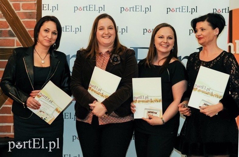 Elbląg, Od lewej: Anna Klimczak, Agnieszka Rancia (odbierała nagrodę za panią Lewecką), Joanna Świąder, Joanna Kałmuczak