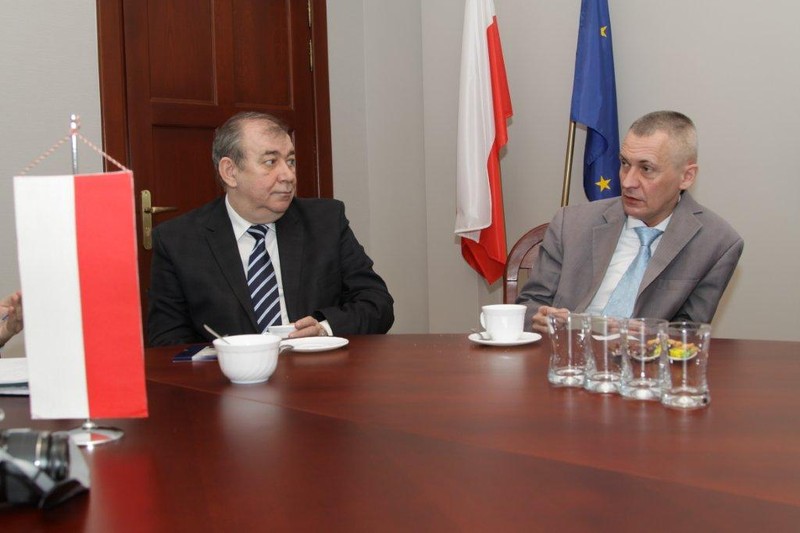 Elbląg, Z konsulem Łotwy o współpracy Elbląg, Z konsulem Łotwy o współpracy