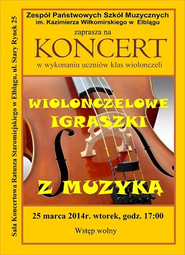 Elbląg, Wiolonczeliści w Ratuszu Staromiejskim