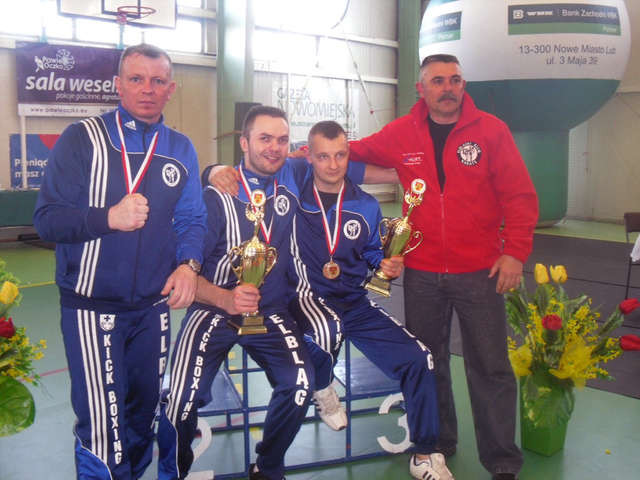 Elbląg, od lewej Cezary Szulc, Artur Zieliński, Adrian Durma i Piotr Lichociński,