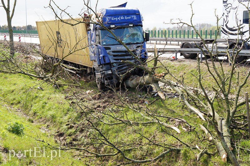 Elbląg, Ciężarówka w rowie