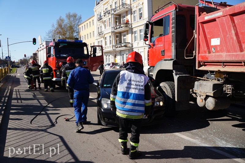 Elbląg, Groźne zderzenie. Grunwaldzka zakorkowana