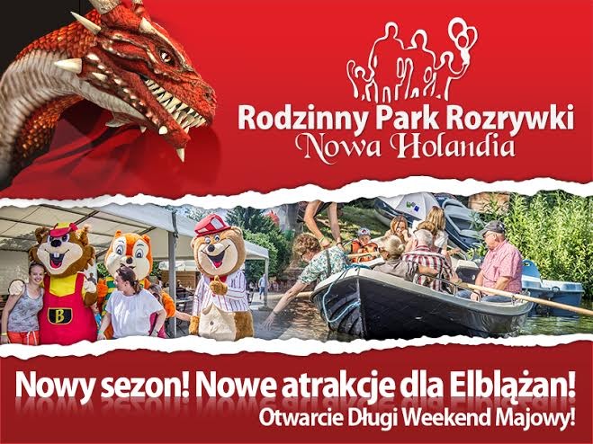 Majówka w Rodzinnym Parku Rozrywki Nowa Holandia Majówka w Rodzinnym Parku Rozrywki Nowa Holandia