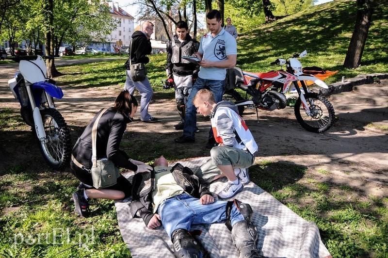 Elbląg, Zawody z pierwszej pomocy odbyły się w Parku Planty