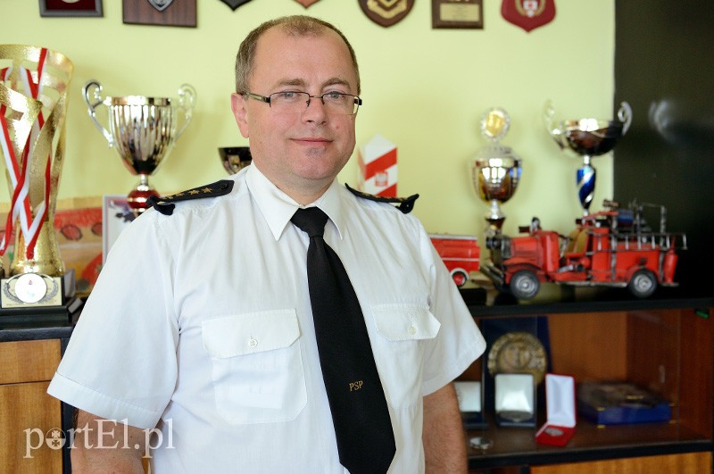 Elbląg, St. bryg. Tomasz Świniarski, Komendant Miejski PSP w Elblągu