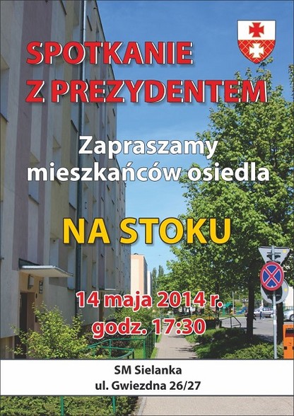 Elbląg, Spotkanie prezydenta z mieszkańcami osiedla Na Stoku Elbląg, Spotkanie prezydenta z mieszkańcami osiedla Na Stoku