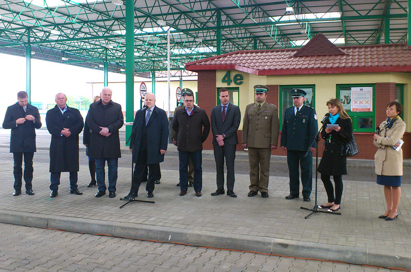 Elbląg, Dziś na przejściu granicznym w Grzechotkach gościli ministrowie krajów, które graniczą z państwami spoza UE