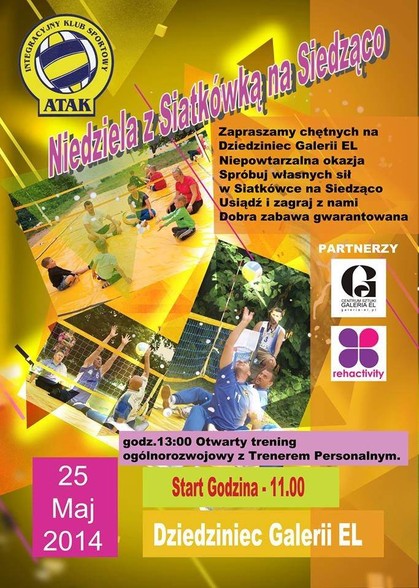Elbląg, Niedziela z siatkówką na siedząco