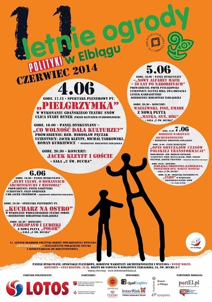 Elbląg, 11. Letnie Ogrody Polityki: wygraj bilety Elbląg, 11. Letnie Ogrody Polityki: wygraj bilety