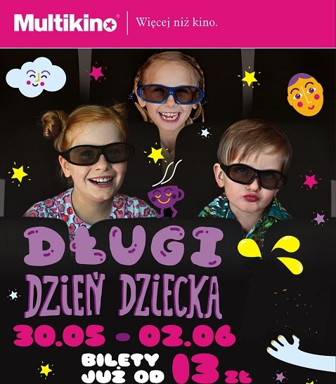 Elbląg, Czterodniowy Dzień Dziecka w Multikinie! Elbląg, Czterodniowy Dzień Dziecka w Multikinie!