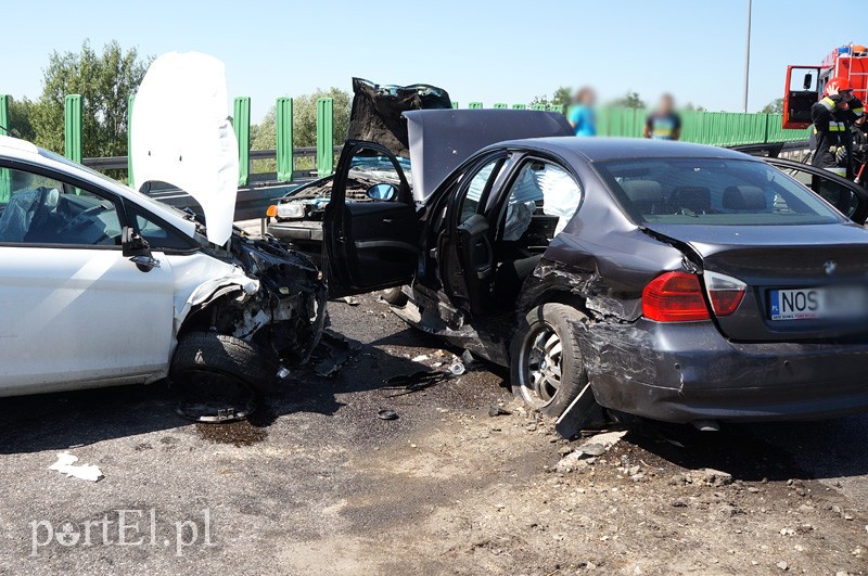 Elbląg, Wypadek na obwodnicy: dwie osoby ranne