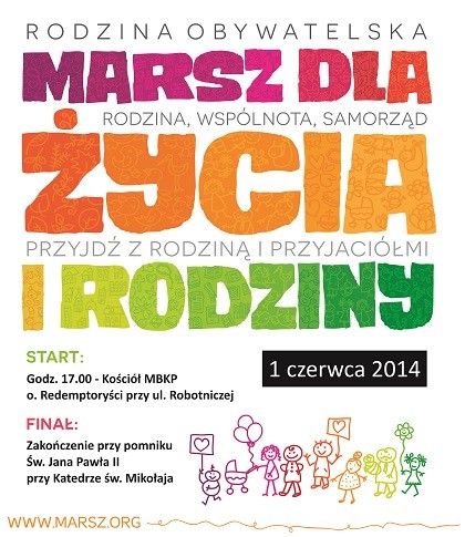 Elbląg, Marsz dla Życia i Rodziny w niedzielę Elbląg, Marsz dla Życia i Rodziny w niedzielę